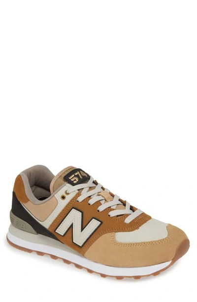 Shop New Balance 574 Classic Sneaker In Hemp