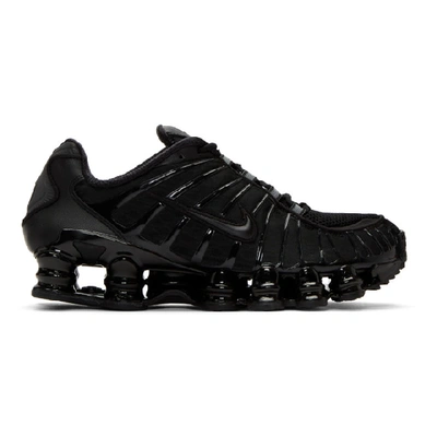 Shop Nike Black Shox Tl Sneakers In 001 Black