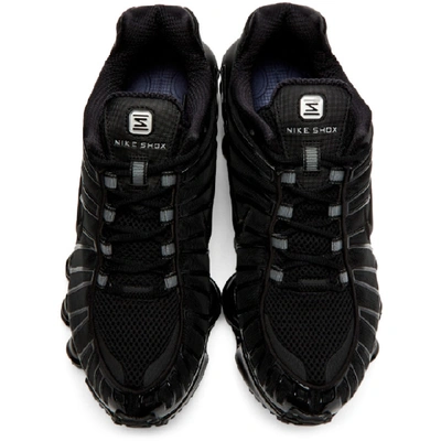 Shop Nike Black Shox Tl Sneakers In 001 Black