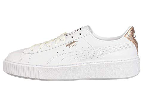 puma white gold trainers