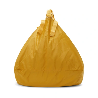 Shop Jacquemus Yellow Le Sac A Linge Tote In Yellow Fabr