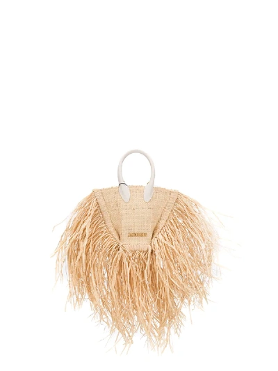 Shop Jacquemus Le Petit Baci Bag - Neutrals