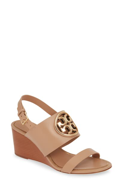 tory burch miller wedge sandal gold