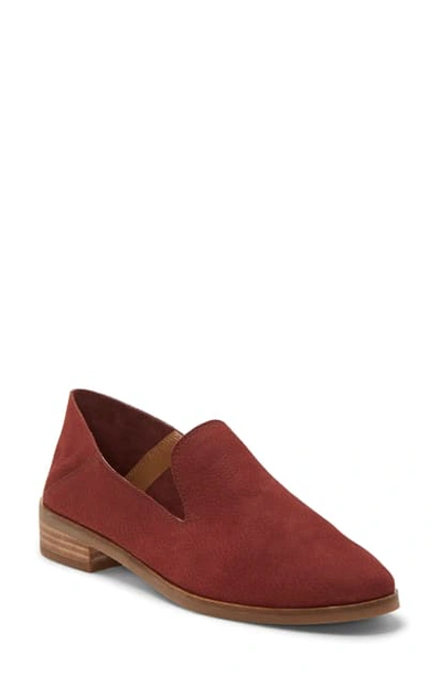 Shop Lucky Brand Cahill Flat In Zinfandel Leather