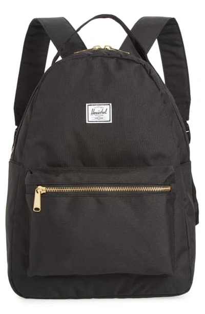Shop Herschel Supply Co . Nova Mid Volume Backpack In Black Crosshatch