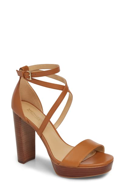 charlize leather platform sandal