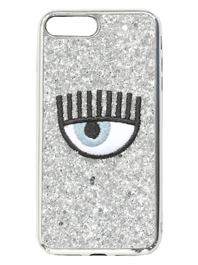 Chiara Ferragni Iphone 7/8 Plus Cover In Silver | ModeSens