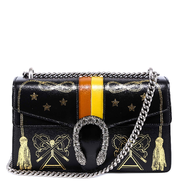 Gucci Dionysus Small Shoulder Bag In Black | ModeSens