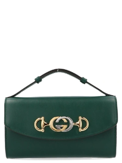 Shop Gucci Zumi Mini Bag In Green