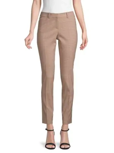 Shop Lafayette 148 Manhattan Skinny Pants In Saffron Multi