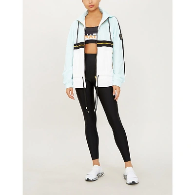 Shop P.e Nation Man Up Shell Jacket In Blup Mint