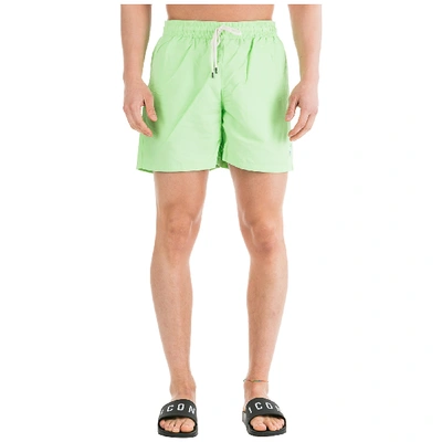 Shop Ralph Lauren Men's Boxer Swimsuit Bathing Trunks Swimming Suit In Green