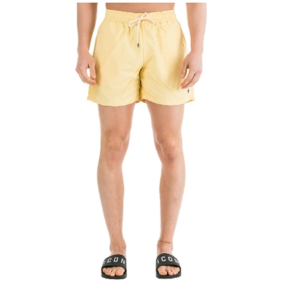 Shop Ralph Lauren Men's Boxer Swimsuit Bathing Trunks Swimming Suit In Yellow