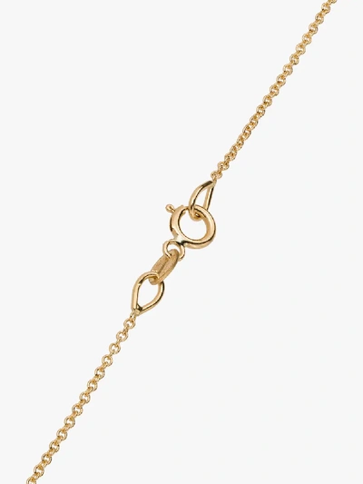 Shop Andrea Fohrman 18k Yellow Gold Mini Crescent Diamond Necklace