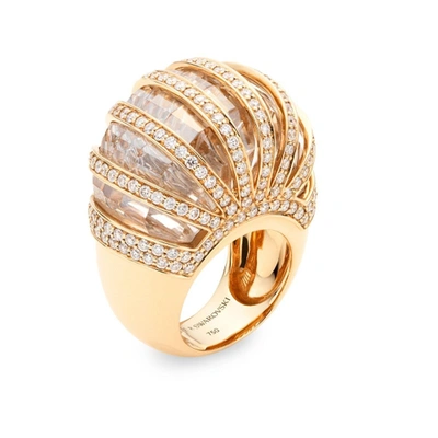 Shop Atelier Swarovski Duchesse Ring 18k Yellow Gold