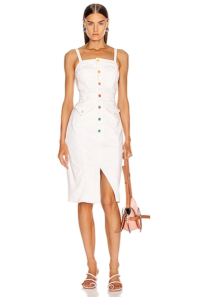 Shop Mother To The Point Dress In White In Taste The Rainbow