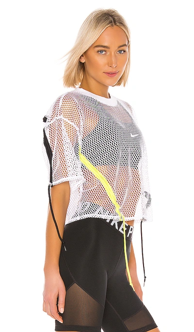 Shop Nike Sportswear Nsp Ss Mesh Top In White.