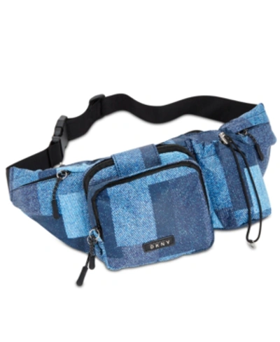 Shop Dkny Multi-pouch Belt Bag, Created For Macy's In Blue
