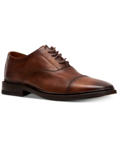 Frye Paul Bal Leather Oxfords In Cognac