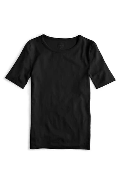 Shop Jcrew New Perfect Fit Tee In Black