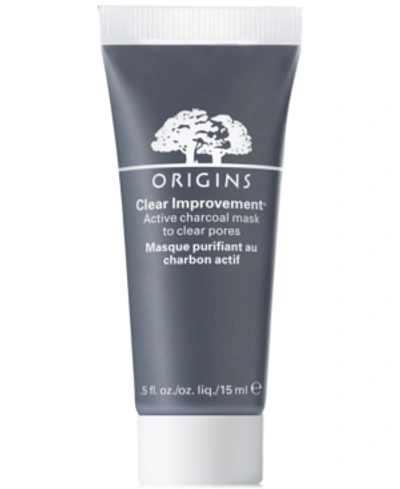 Shop Origins Receive A Free Clear Improvement Active Charcoal Mask To Clear Pores, 15ml With Any $35  Purc