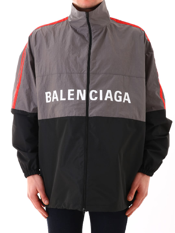 Balenciaga Tracksuit Jacket In Grey | ModeSens