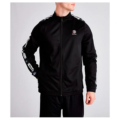 Shop Reebok Men's Classics Taped Track Jacket In Black