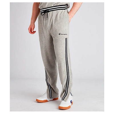 Shop Champion Men's Terry Warm-up Pants In Grey