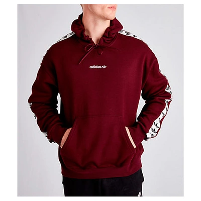 Adidas Originals Adidas Men's Originals Trefoil Pullover Hoodie In Red Size Large Cotton | ModeSens