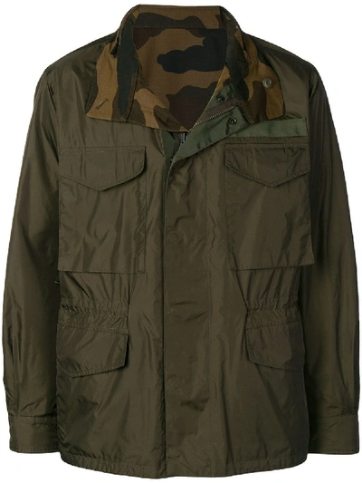 Shop Moncler Cargo Pocket Jacket - Brown