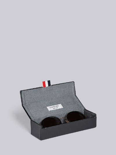 Shop Thom Browne Eyewear Tb813 - Black Border Sunglasses