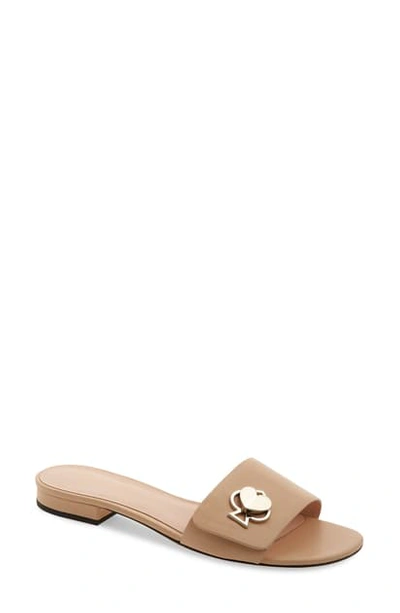 Shop Kate Spade Ferry Slide Sandal In Natural