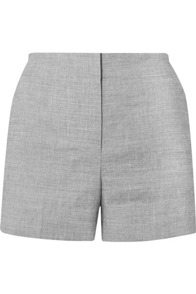 Shop Theory Organic Linen-blend Shorts In Light Blue