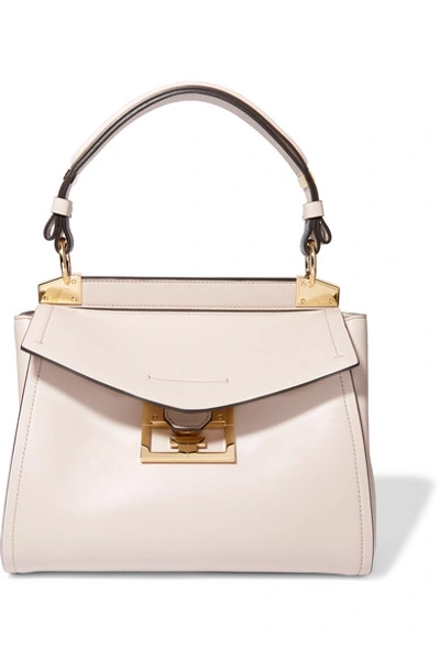 Shop Givenchy Mystic Small Leather Tote In Beige