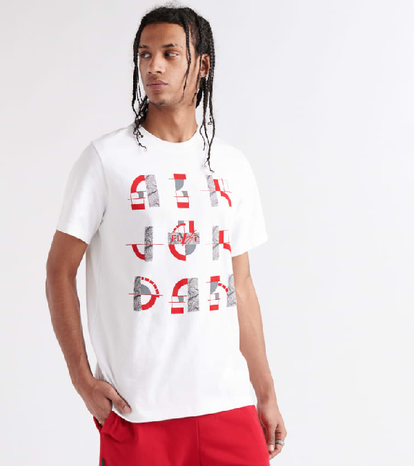 Jordan Legacy Aj 4 Tee In White | ModeSens