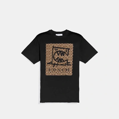 Shop Coach Rexy By Guang Yu T-shirt In Black