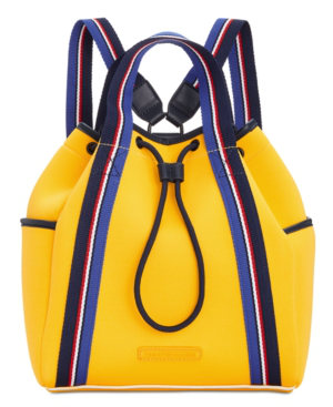 yellow tommy hilfiger backpack