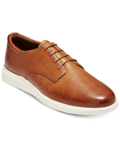 Shop Cole Haan Men's Grand Plus Essex Wedge Oxfords Men's Shoes In British Tan