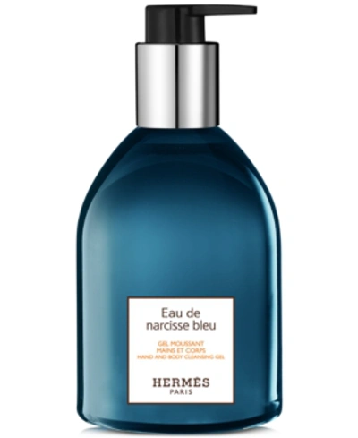 Pre-owned Hermes Eau De Narcisse Bleu Hand & Body Cleansing Gel, 10-oz.