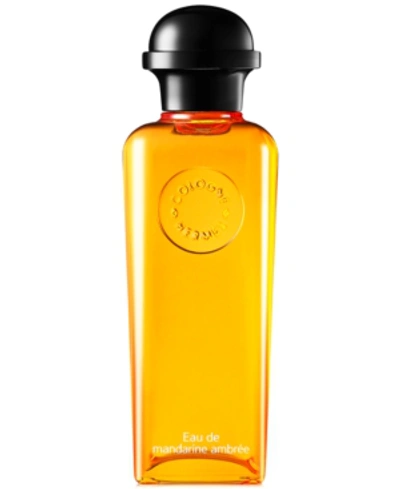 Shop Hermes Eau De Mandarine Ambree, Eau De Cologne Spray, 3.3 Oz. In No Color