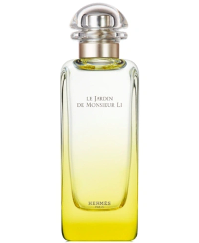 Shop Hermes Le Jardin De Monsieur Li Eau De Toilette, 3.3-oz. In No Color