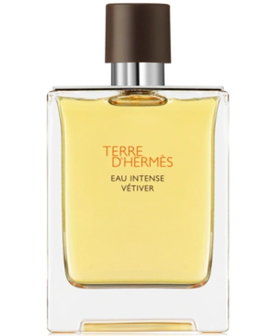Shop Hermes Terre D' Eau Intense Vetiver, 3.3-oz. In No Color