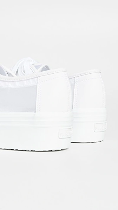 Shop Superga 2790 Mesh Platform Sneakers In White