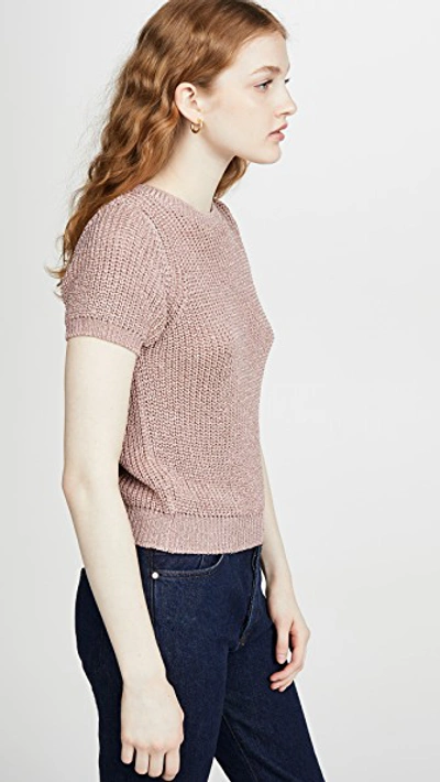 Shop Apc Audrey Pullover Sweater In Rose Poudre