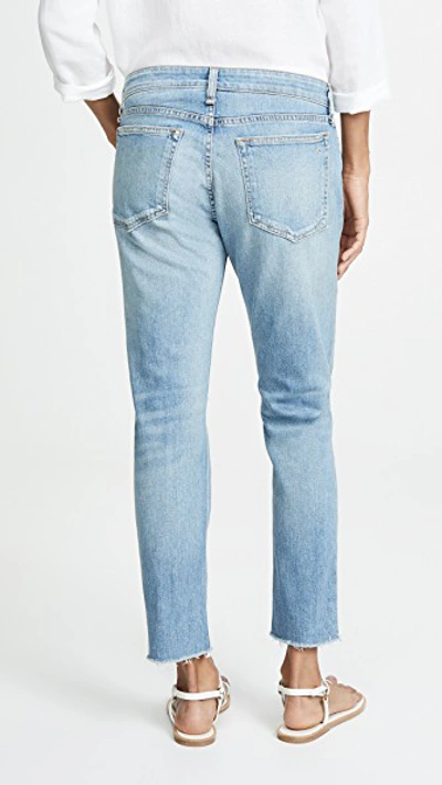 Shop Rag & Bone Dre Low Rise Ankle Slim Boyfriend Jeans In Sonny