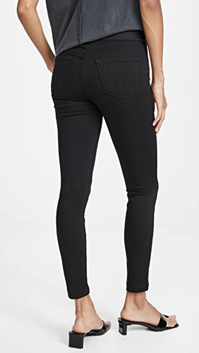 Shop J Brand Dellah High Rise Legging Jeans In Seriously Black