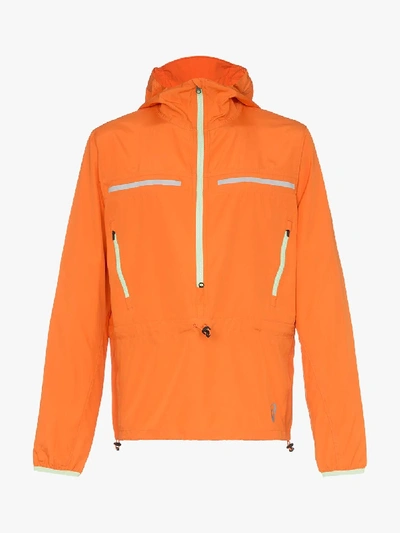 Kiko Kostadinov Woven Nylon Jacket In Orange