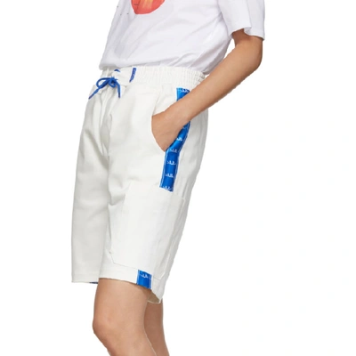 ANTON BELINSKIY SSENSE 独家发售白色斜纹短裤