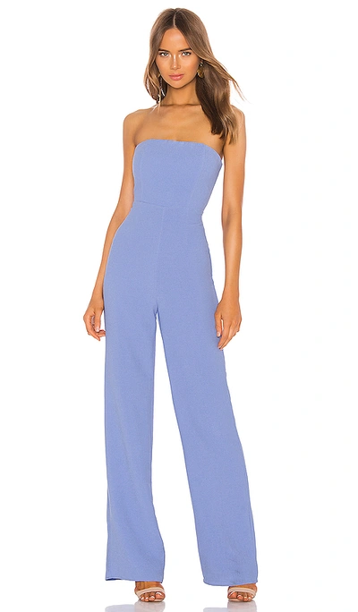 Shop Nbd Ivy Jumpsuit In Periwinkle Blue