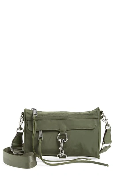 Shop Rebecca Minkoff Mini Mac Convertible Crossbody Bag - Green In Olive